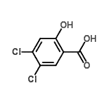 CAS#: 50274-58-3， 4,5-Dichloro-2-Hydroxybenzoic Acid