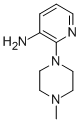 structure of CAS# 5028-17-1, 2-(4-Methylpiperazino)-3-Pyridinamine;2-(4-Methyl-1-Piperazin-4-Iumyl)-3-Pyridin-1-Iumamine;[2-(4-Methylpiperazin-4-Ium-1-Yl)Pyridin-1-Ium-3-Yl]Amine;Zinc00168814