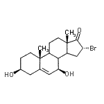 CAS#: 502848-93-3， (3beta,7beta,8xi,9xi,14xi,16alpha)-16-Bromo-3,7-Dihydroxyandrost-5-En-17-One