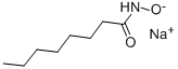 structure of CAS# 50292-00-7, Caprylohydroxamic Acid Sodium Salt;Octanehydroxamic Acid;Sodium;Nsc158656