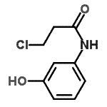CAS#: 50297-40-0， 3-Chloro-N-(3-Hydroxyphenyl)Propanamide