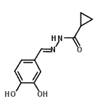 CAS#: 503025-31-8， N'-[(E)-(3,4-Dihydroxyphenyl)Methylene]Cyclopropanecarbohydrazide