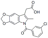 CAS#: 50332-00-8， 5-(3-Chlorobenzoyl)-6-Methyl-5H-1,3-Dioxolo[4,5-f]Indole-7-Acetic Acid