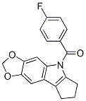 CAS#: 50332-12-2， 5,6,7,8-Tetrahydro-5-(4-Fluorobenzoyl)Cyclopenta[b]-1,3-Dioxolo[4,5-f]Indole
