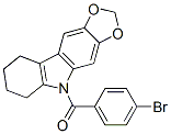 CAS#: 50332-23-5， 5-(4-Bromobenzoyl)-6,7,8,9-Tetrahydro-5H-1,3-Dioxolo[4,5-b]Carbazole