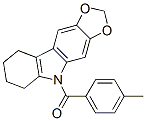 CAS#: 50332-25-7， 6,7,8,9-Tetrahydro-5-(p-Toluoyl)-5H-1,3-Dioxolo[4,5-b]Carbazole