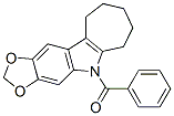 CAS#: 50332-35-9， 5,6,7,8,9,10-Hexahydro-5-Benzoylcyclohepta[b]-1,3-Dioxolo[4,5-f]Indole