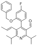 CAS#: 503559-80-6， 4-[4-Fluoro-2-(Phenylmethoxy)Phenyl]-2,6-Bis(1-Methylethyl)-5-(1-Propen-1-Yl)-3-Pyridinecarboxaldehyde