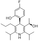 CAS#: 503610-18-2， (aR,4R)-4-(4-Fluoro-2-Hydroxyphenyl)-alpha-Methyl-2,6-Bis(1-Methylethyl)-5-Propyl-3-Pyridinemethanol