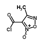 CAS#: 50412-72-1， 4-Methyl-1,2,5-Oxadiazole-3-Carbonyl Chloride 2-Oxide