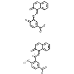 CAS#: 50497-83-1， Hydrogen bis[1-[(2-hydroxy-5-nitrophenyl)azo]-2-naphtholato]chromate