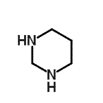 结构式 CAS# 505-21-5, 六氢嘧啶