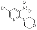 structure of CAS# 505052-64-2, 4-(5-Bromo-3-Nitro-Pyridin-2-Yl)-Morpholine;4-(5-BROMO-3-NITRO-PYRIDIN-2-YL)-MORPHOLINE