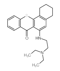 CAS#: 50536-91-9, 1-(beta-Diethylaminoethylamino)-3,4-Cyclohexenothiaxanthone