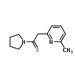 CAS#: 50564-84-6， 2-(6-Methyl-2-Pyridinyl)-1-(1-Pyrrolidinyl)Ethanethione