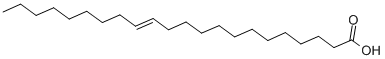 structure of CAS# 506-33-2, Brassidic Acid;Docos-13-Enoic Acid;13-Docosenoic Acid;Nsc 59686