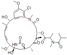 CAS#: 50657-33-5， N2'-Deacetyl-15-Hydroxy-N2'-(2-Methyl-1-Oxopropyl)Maytansine