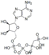 CAS#: 50676-82-9， Adenosine 5'-(hydrogen((hydroxy((hydroxy(phosphonooxy)phosphinyl)oxy)phosphinyl)methyl)phosphonate)