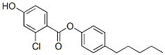 CAS#: 50687-71-3， 2-Chloro-4-Hydroxybenzoic Acid 4-Pentylphenyl Ester