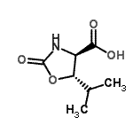 CAS#: 50706-25-7， (4R,5S)-5-Isopropyl-2-Oxo-1,3-Oxazolidine-4-Carboxylic Acid