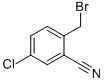 structure of CAS# 50712-69-1, 2-(Bromomethyl)-5-Chlorobenzonitrile;2-(BROMOMETHYL)-5-CHLOROBENZONITRILE;4-Chlor-2-Cyanobenzylbromid