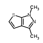 CAS#: 50734-86-6， 1,3-Dimethyl-1H-Thieno[2,3-c]Pyrazole