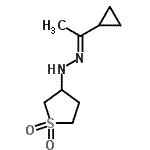CAS#: 507455-16-5， (1E)-1-(1-Cyclopropylethylidene)-2-(1,1-Dioxidotetrahydro-3-Thiophenyl)Hydrazine