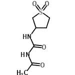 CAS#: 507456-13-5， N-[(1,1-Dioxidotetrahydro-3-Thiophenyl)Carbamoyl]Acetamide