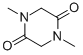structure of CAS# 5076-82-4, Sarcosine Anhydride;1,4-Dimethylpiperazine-2,5-Quinone;Sarcosine Diketopiperazine;St5308377