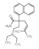 CAS#: 50765-89-4， alpha-[2-(Diethylamino)Ethyl]-alpha-(3-Methyl-2-Butenyl)-1-Naphthaleneacetamide