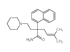 CAS#: 50765-91-8， alpha-(3-Methyl-2-Butenyl)-alpha-(1-Naphtyl)-1-Piperidinebutyramide