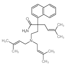 CAS#: 50765-96-3， alpha-[2-[Bis(3-Methyl-2-Butenyl)Amino]Ethyl]-alpha-(3-Methyl-2-Butenyl)-1-Naphthaleneacetamide