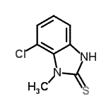 CAS#: 50771-95-4， 7-Chloro-1-Methyl-1,3-Dihydro-2H-Benzimidazole-2-Thione