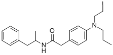CAS#: 50794-02-0， 4-(Dipropylamino)-N-(1-methyl-2-phenylethyl)-Benzeneacetamide