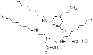 CAS#: 50808-48-5， N-(2-Aminoethyl)-N-(2-(octylamino)ethyl)glycine monohydrochloride, mixt. with N,N-bis(2-(octylamino)ethyl)glycine monohydrochloride