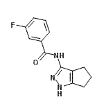 CAS#: 508230-01-1， 3-Fluoro-N-(1,4,5,6-Tetrahydrocyclopenta[c]Pyrazol-3-Yl)Benzamide