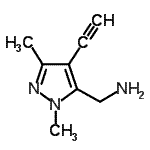 CAS#: 50847-41-1， 1-(4-Ethynyl-1,3-Dimethyl-1H-Pyrazol-5-Yl)Methanamine