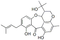 CAS#: 50875-10-0， 1,12alpha-Dihydro-6,8-Dihydroxy-1-(1-Hydroxy-1-Methylethyl)-4-Methyl-9-(3-Methyl-2-Butenyl)-[1]Benzopyrano[4,5-bc][1]Benzoxepin-7(2H)-One