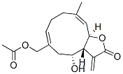CAS#: 50886-56-1， (3aR,4R,6Z,10E,11aR)-6-Acetoxymethyl-3a,4,5,8,9,11alpha-Hexahydro-4-Hydroxy-10-Methyl-3-Methylenecyclodeca[b]Furan-2(3H)-One