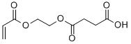 structure of CAS# 50940-49-3, 2-(Acryloyloxy)Ethyl Hydrogen Succinate;4-Oxo-4-[2-(1-Oxoprop-2-Enoxy)Ethoxy]Butanoic Acid;4-(2-Acryloyloxyethoxy)-4-Keto-Butyric Acid;454966_Aldrich