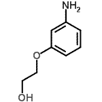 结构式 CAS# 50963-77-4, 2-(3-氨基苯氧基)乙醇