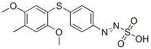 CAS#: 50978-53-5， (4-((2,5-Dimethoxy-4-Methylphenyl)Thio)Phenyl)Diazenesulfonic Acid