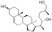 CAS#: 50982-38-2， (22S,25S)-Cholest-5-Ene-3beta,22,26-Triol