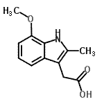 CAS#: 50995-52-3， (7-Methoxy-2-Methyl-1H-Indol-3-Yl)Acetic Acid