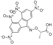CAS#: 50996-73-1， (+)-alpha-(2,4,5,7-Tetranitro-9-Fluorenylideneaminoxy)Propionic Acid