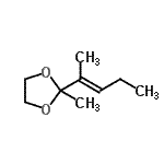 CAS#: 51006-94-1， 2-Methyl-2-[(2E)-2-Penten-2-Yl]-1,3-Dioxolane