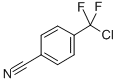 structure of CAS# 51012-21-6, 4-(Chloro-Difluoro-Methyl)-Benzonitrile;4-(Chlorodifluoromethyl)Benzonitrile 98%;4-(Chlorodifluoromethyl)Benzonitrile98%;4-(CHLORO-DIFLUORO-METHYL)-BENZONITRILE