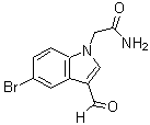 CAS#: 510716-35-5， 2-(5-Bromo-3-Formyl-1H-Indol-1-Yl)Acetamide