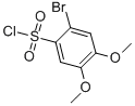 structure of CAS# 51072-64-1, 2-Bromo-4,5-Dimethoxy-Benzenesulfonyl Chloride;2-BROMO-4,5-DIMETHOXY-BENZENESULFONYL CHLORIDE;2-Bromo-4,5-Dimethoxybenzenesulponyl Chloride