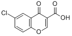 结构式 CAS# 51085-92-8, 6-氯色原酮-3-羧酸